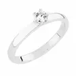 Sandberg Kuunsäde timanttisormus 0,23ct V-11w - Solitaire sormukset - V-11w-023-150 - 1