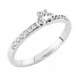 Sandberg Kuunsäde timanttisormus 0,25 ct V-17w - Sivukivisormukset - V-17w-18K-150 - 2