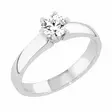 Sandberg Kuunsäde timanttisormus 0,25ct V-24w - Solitaire sormukset - V-24w-025-150 - 1