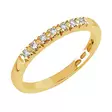 Sandberg Merivirta Timanttisormus M-152k 0,08 ct - Rivitimanttisormukset - M-152K-150 - 1