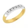 Sandberg Merivirta Timanttisormus M-174 - Rivitimanttisormukset - M-174-18K-150 - 1