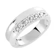 Sandberg Merivirta Timanttisormus T-64w 0,17 ct - Rivitimanttisormukset - T-64w-180 - 1
