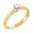 Sandberg Onnenlähde Timanttisormus K-1 0,18 ct - Solitaire sormukset - K-1-018-14-150 - 3