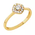 Sandberg Toivomuslähde V-707Bk 0,25 ct 14K - Halosormukset - V-707Bk-14K-150 - 1