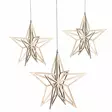 Valona joulukoriste koivukristalli kolme tähteä - Koriste-esineet - 27210 - 1