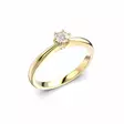 Festive Classic 23 Timanttisormus 0,20 ct keltakulta - Solitaire sormukset - 14-686-020-KK-150 - 1