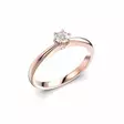 Festive Classic 23 Timanttisormus 0,20 ct punakulta - Solitaire sormukset - 14-686-020-PK-150 - 1
