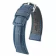Hirsch Grand Duke Nahkaranneke Sininen L - Kellon rannekkeet - 02528080-20 - 1