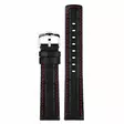 Hirsch Grand Duke XL Musta - Kellon rannekkeet - 02528250-2-20 - 3