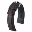 Hirsch Grand Duke XL Musta - Kellon rannekkeet - 02528250-2-20 - 1