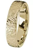 Kohinoor Duetto Ice Kihlasormus 5 mm - Keltakultasormukset - 003-805-150 - 1