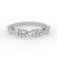 Kohinoor Estelle Timanttisormus 033-226V-32 - Rivitimanttisormukset - 033-226V-32-150 - 4