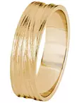 Kohinoor Flow Kihlasormus 5,7 mm 033-455 - Keltakultasormukset - 003-455-160 - 1