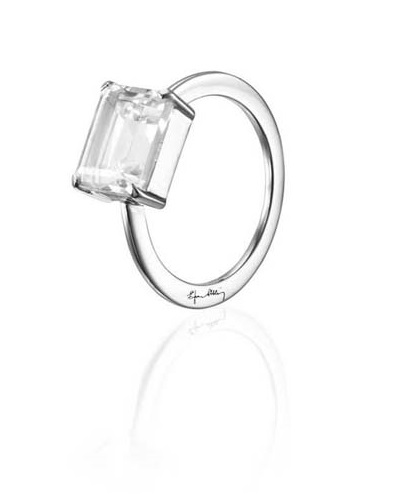 Efva Attling A Clear Dream Sormus 13-100-01339 - Hopeasormukset - 13-100-01339-150 - 1