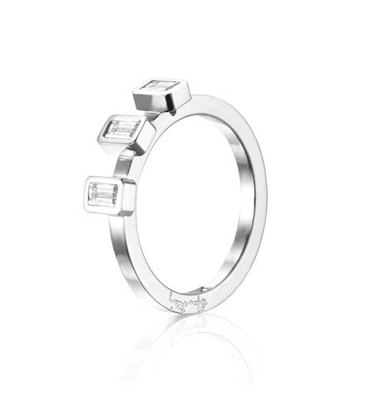 Efva Attling Baguette Wedding timanttisormus 13-102-01555 - Muut timanttisormukset - 13-102-01555-150 - 1