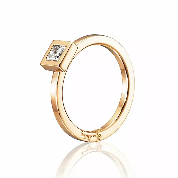 Efva Attling Princess Wedding Thin timanttisormus 13-101-01116 - Solitaire sormukset - 13-101-01116-150 - 1