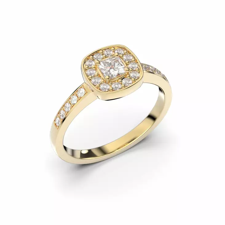 Festive Alicia timanttisormus 0,43 ct - Halosormukset - 503-043-KK - 1