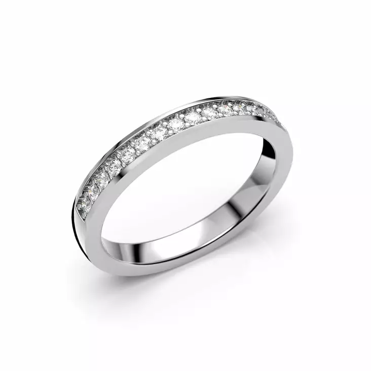 Festive Ariel timanttisormus 0,16 ct - Rivitimanttisormukset - 498-016-VK - 1