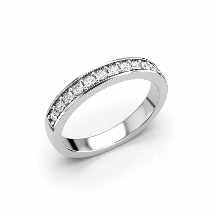 Festive Ariel timanttisormus 0,24 ct - Rivitimanttisormukset - 402-024-VK - 1