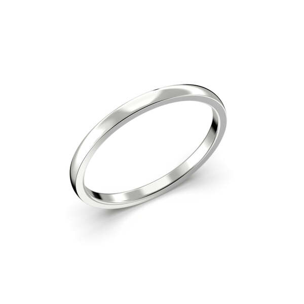 Festive Firenze Light kihlasormus 1,7 mm valkokulta - Valkokultasormukset - 14-TFL17-13-VK-150 - 1