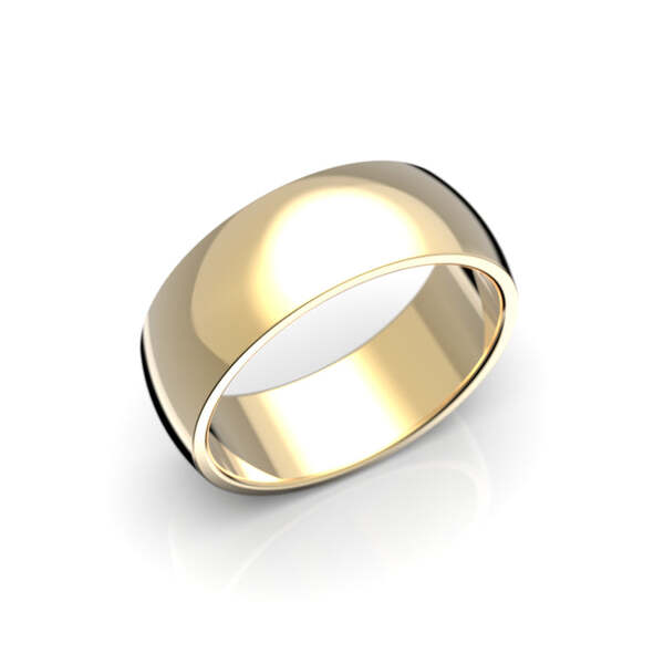 Festive Firenze Medium kihlasormus 7,0 mm keltakulta - Keltakultasormukset - 14-TFL70-16-KK-150 - 1
