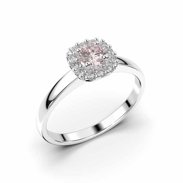 Festive Janette Morganiitti Laboratoriotimanttisormus 0,12 ct valkokulta - Laboratoriotimanttisormukset - 14-567-030ML-V-150 - 1