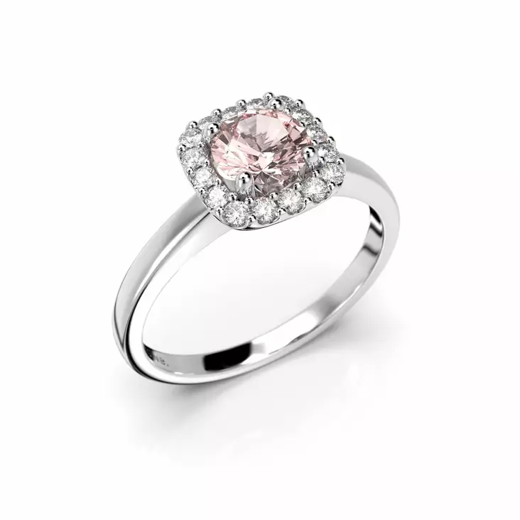 Festive Jemina Morganiitti timanttisomus 0,16 ct - Valkokultasormukset - 14-634-066M-VK-150 - 1