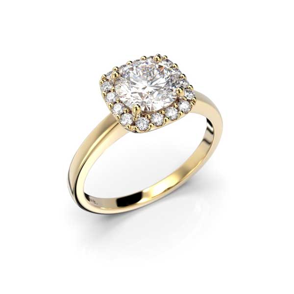 Festive Jennifer laboratoriotimanttisormus keltakulta 1,16 ct - Laboratoriotimanttisormukset - 14-638-116L-KK-150 - 1