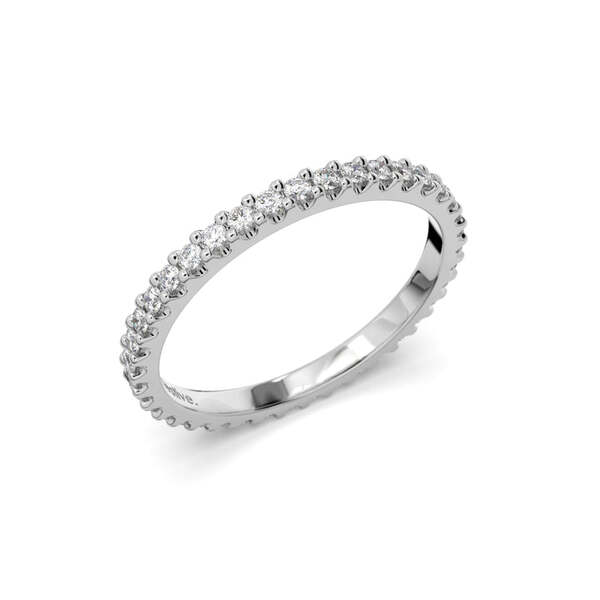 Festive Juliette allianssitimanttisormus 0,42 ct valkokulta - Allianssisormukset - 14-560-042-VK-150 - 1