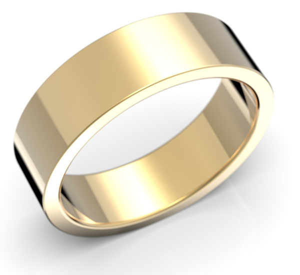 Festive Monza Medium Sormus 6,0 mm keltakulta - Keltakultasormukset - FL60-16-KK - 1