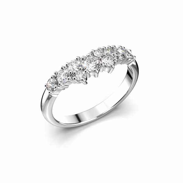 Festive Nadja Medium timanttisormus 0,50 ct valkokulta - Muut timanttisormukset - 14-668-050-VK-150 - 1