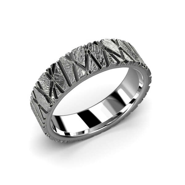 Festive Rautapuu kihlasormus 5,5 mm black - Valkokultasormukset - 14-521-000-VM-150 - 1