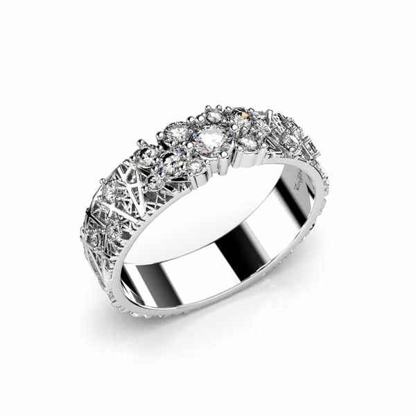 Festive Routa Rakka timanttisormus 0,33 ct valkokulta - Muut timanttisormukset - 14-627-033-VKG-180 - 1