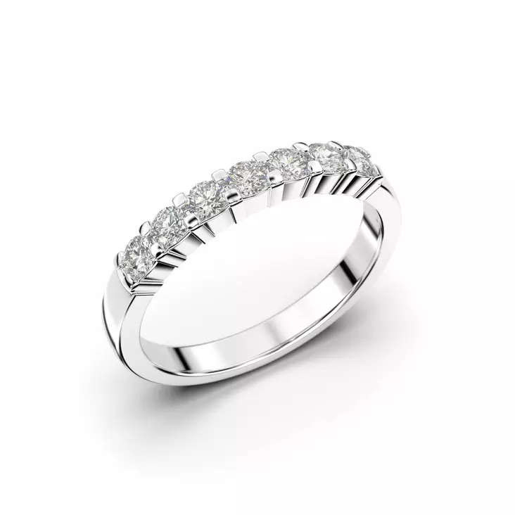 Festive Sophia timanttisormus 0,35 ct valkokulta - Rivitimanttisormukset - 14-351-035-VK-150 - 1