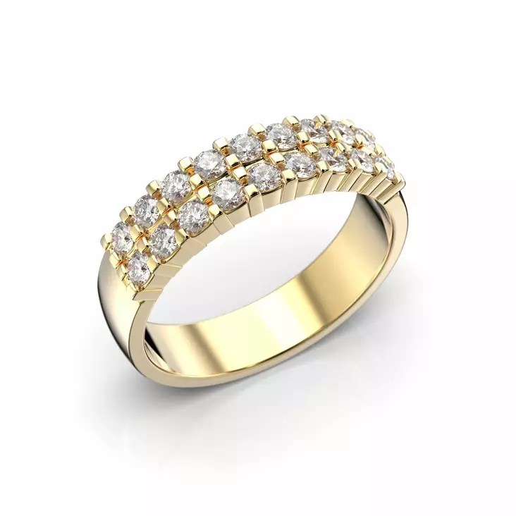 Festive Sophia timanttisormus 0,54 ct - Rivitimanttisormukset - 14-481-054-KK-150 - 1