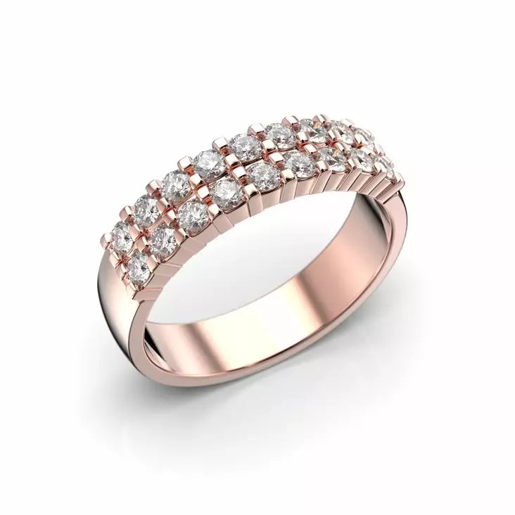 Festive Sophia timanttisormus 0,54 ct - Rivitimanttisormukset - 14-481-054-PK-150 - 1