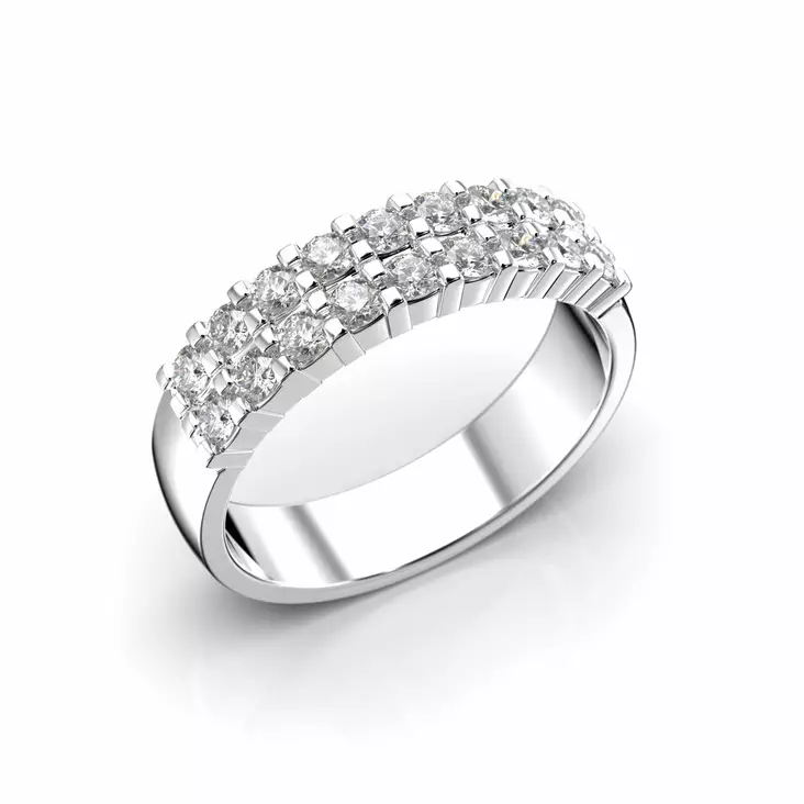 Festive Sophia timanttisormus 0,54 ct - Rivitimanttisormukset - 14-481-054-VK-150 - 1
