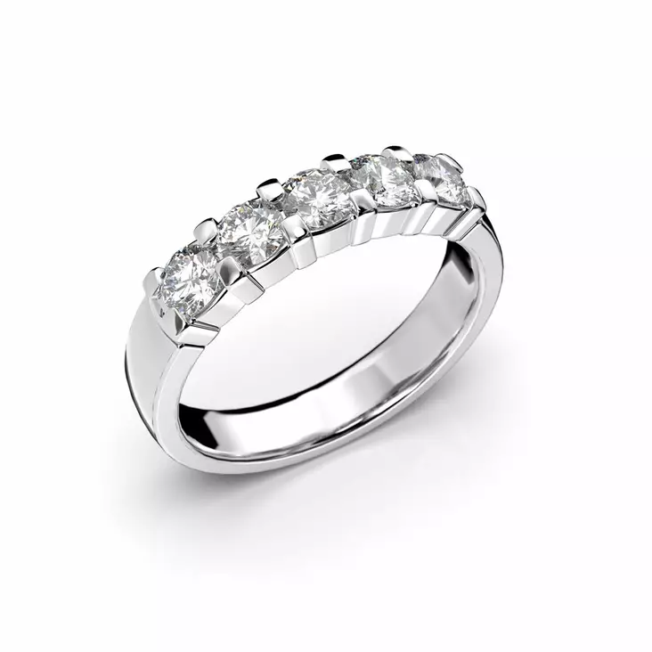 Festive Sophia timanttisormus 0,74 ct - Rivitimanttisormukset - 14-487-075-VK-150 - 1