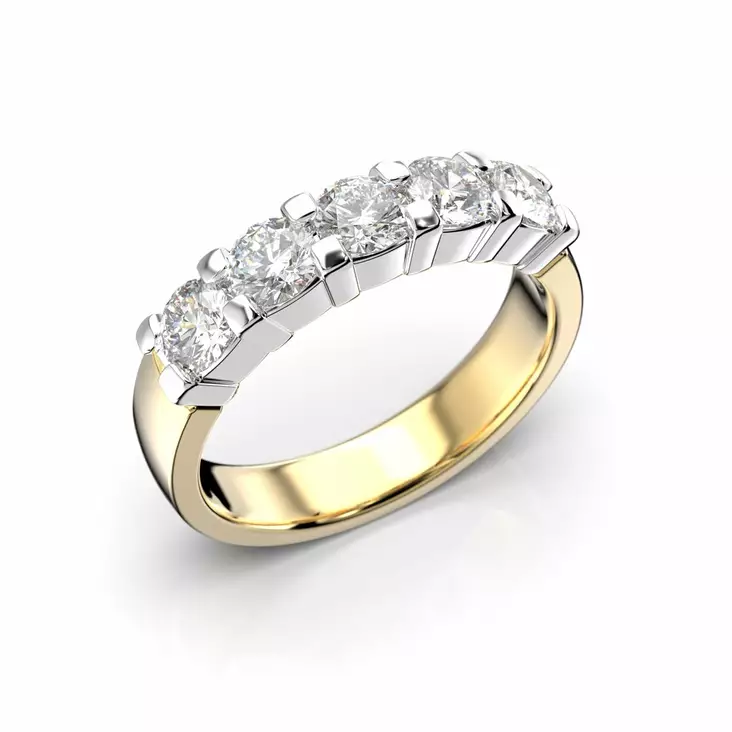 Festive Sophia timanttisormus 1,00 ct - Rivitimanttisormukset - 14-480-100-KV-150 - 1