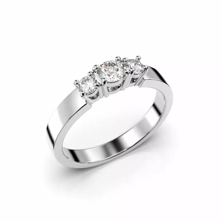 Festive Taylor timanttisormus 0,25 ct - Sivukivisormukset - 14-428-025-VK-150 - 1