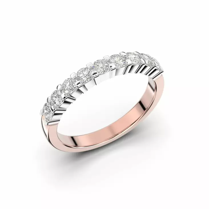 Festive Timanttisormus Sophia 0,45 ct Punakulta - Sivukivisormukset - 14-351-045-PV-150 - 1