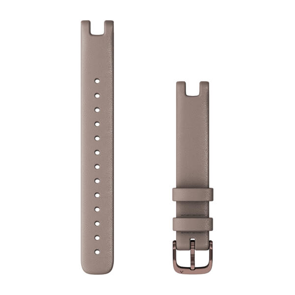 Garmin Lily 14mm nahkaranneke harmaanlila 010-13068-A0 - Garmin rannekkeet - 010-13068-A0 - 1
