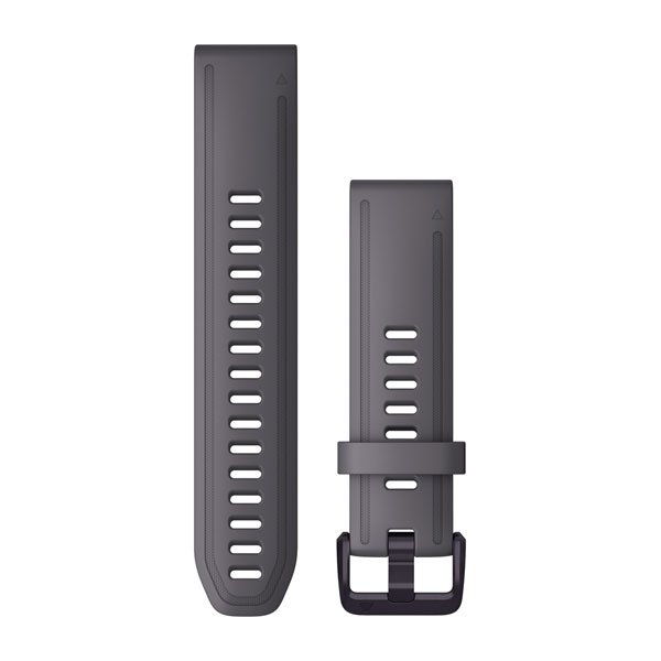 Garmin QuickFit 20 mm silikoniranneke harmaa 010-13011-00 - Garmin rannekkeet - 010-13011-00 - 1