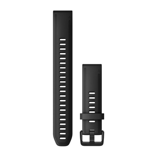 Garmin QuickFit 20 mm silikoniranneke musta 010-12942-00 - Garmin rannekkeet - 010-12942-00 - 1