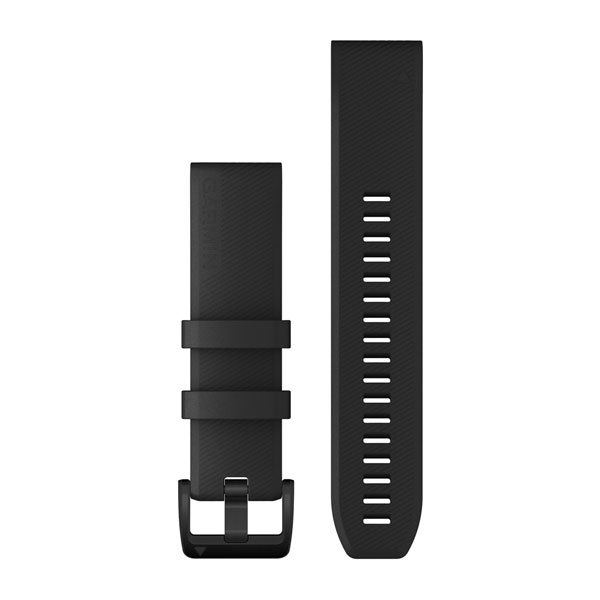 Garmin QuickFit 22mm silikoniranneke musta 010-12901-00 - Garmin rannekkeet - 010-12901-00 - 1