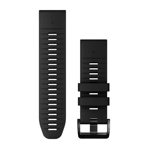 Garmin QuickFit 26mm silikoniranneke musta 010-13281-00 - Garmin rannekkeet - 010-13281-00 - 1