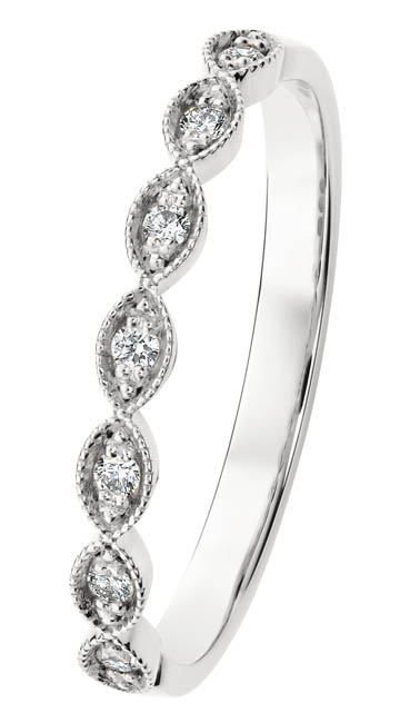 Kohinoor Clara timanttisormus 033-269V-07 - Rivitimanttisormukset - 033-269V-07-150 - 1