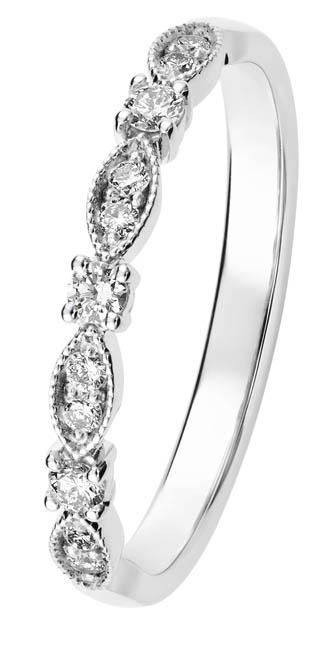 Kohinoor Clara timanttisormus 033-269V-17 - Rivitimanttisormukset - 033-269V-17-150 - 1