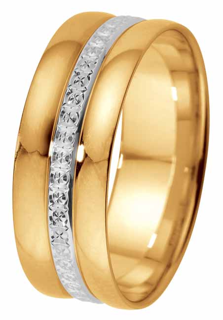 Kohinoor Eeva kihlasormus keltakulta 7 mm 013-933 - Keltakultasormukset - 013-933-150 - 1