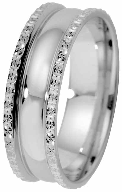 Kohinoor Elena kihlasormus valkokulta 5,9 mm 013-925V - Valkokultasormukset - 013-925V-150 - 1
